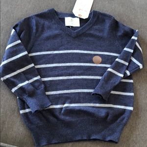 NWT boys striped sweater